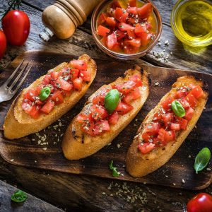 Bruschetta paradicsommal
